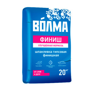 Волма-финиш шпаклевка финишная гипс, 20кг